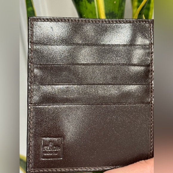❌SOLD❌ Fendi Zucca Bifold Compact Wallet - Picture 13 of 14